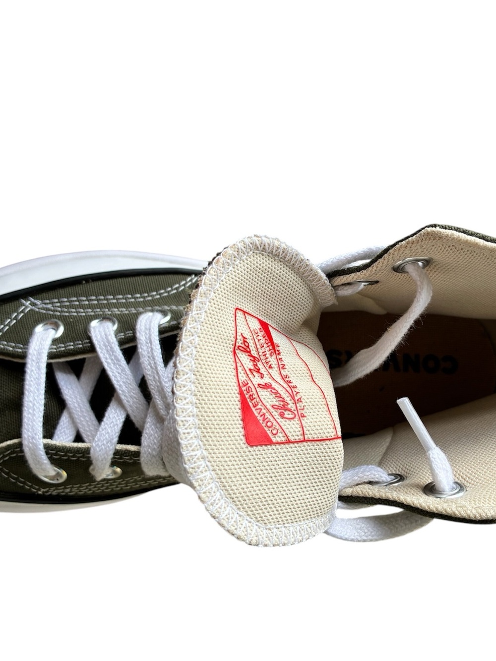 Converse Platform Run Star High Top Sneaker - Olive, White, Gum - Picture 4 of 8